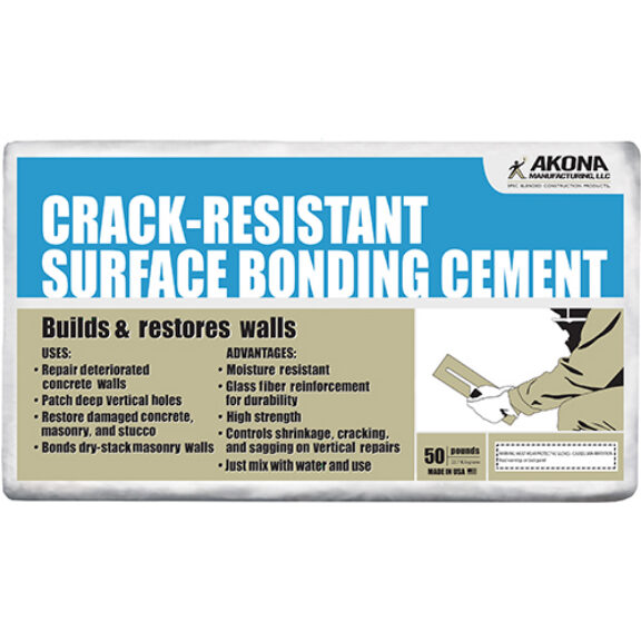 Crack-Resistant Surface Bonding Cement