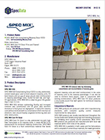 Spec Mix Self-Consolidating Grout