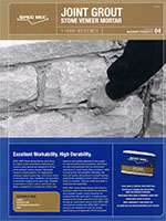 Spec Mix Stone Veneer Mortar - Joint Grout