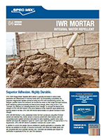 Spec Mix Mortar w/ Integral Water Repellent
