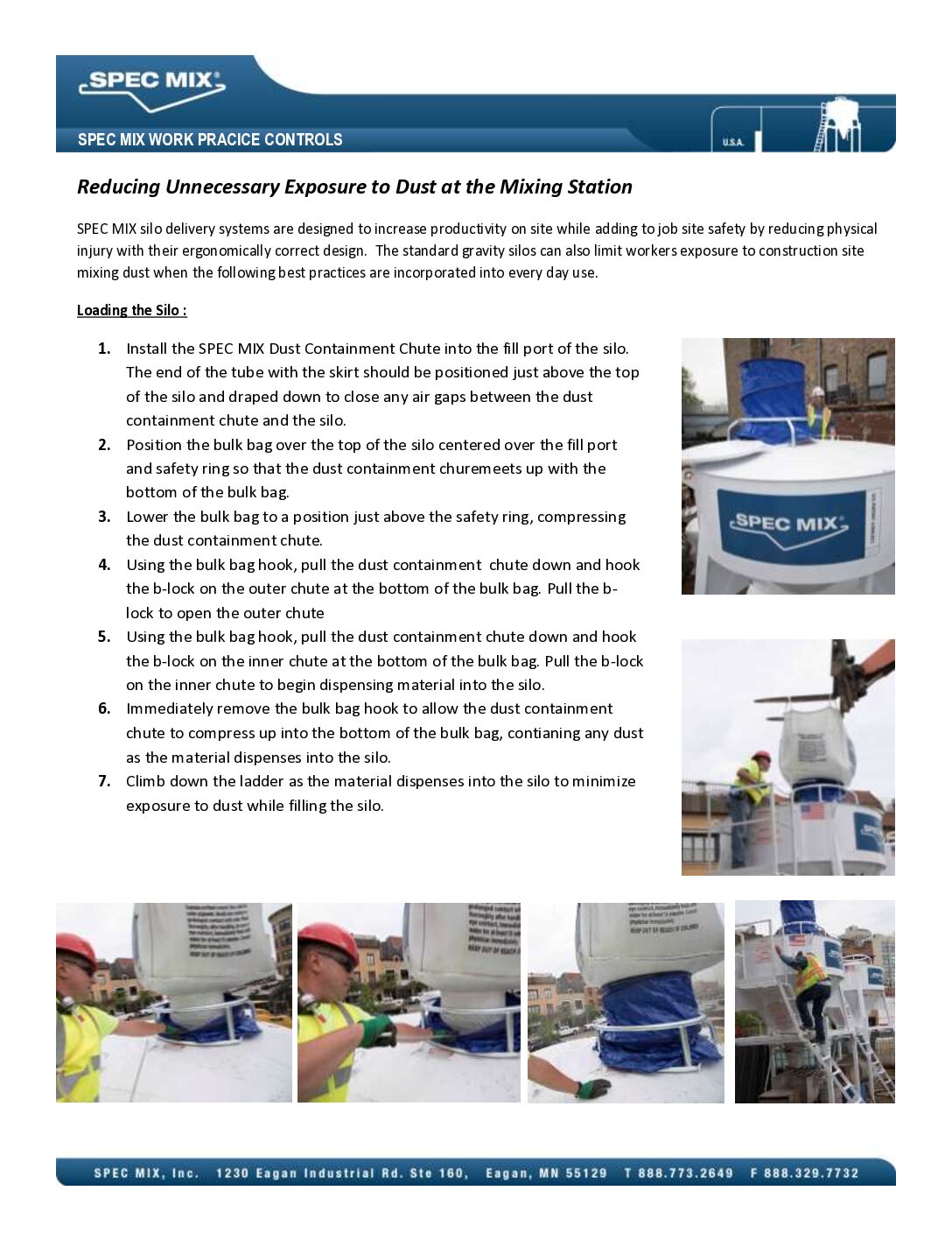 Silo Dust Practice Controls