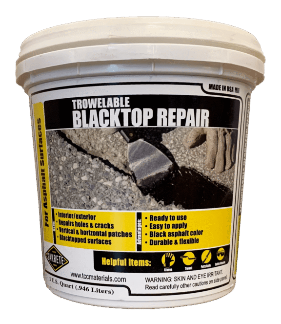 Trowelable Blacktop Repair