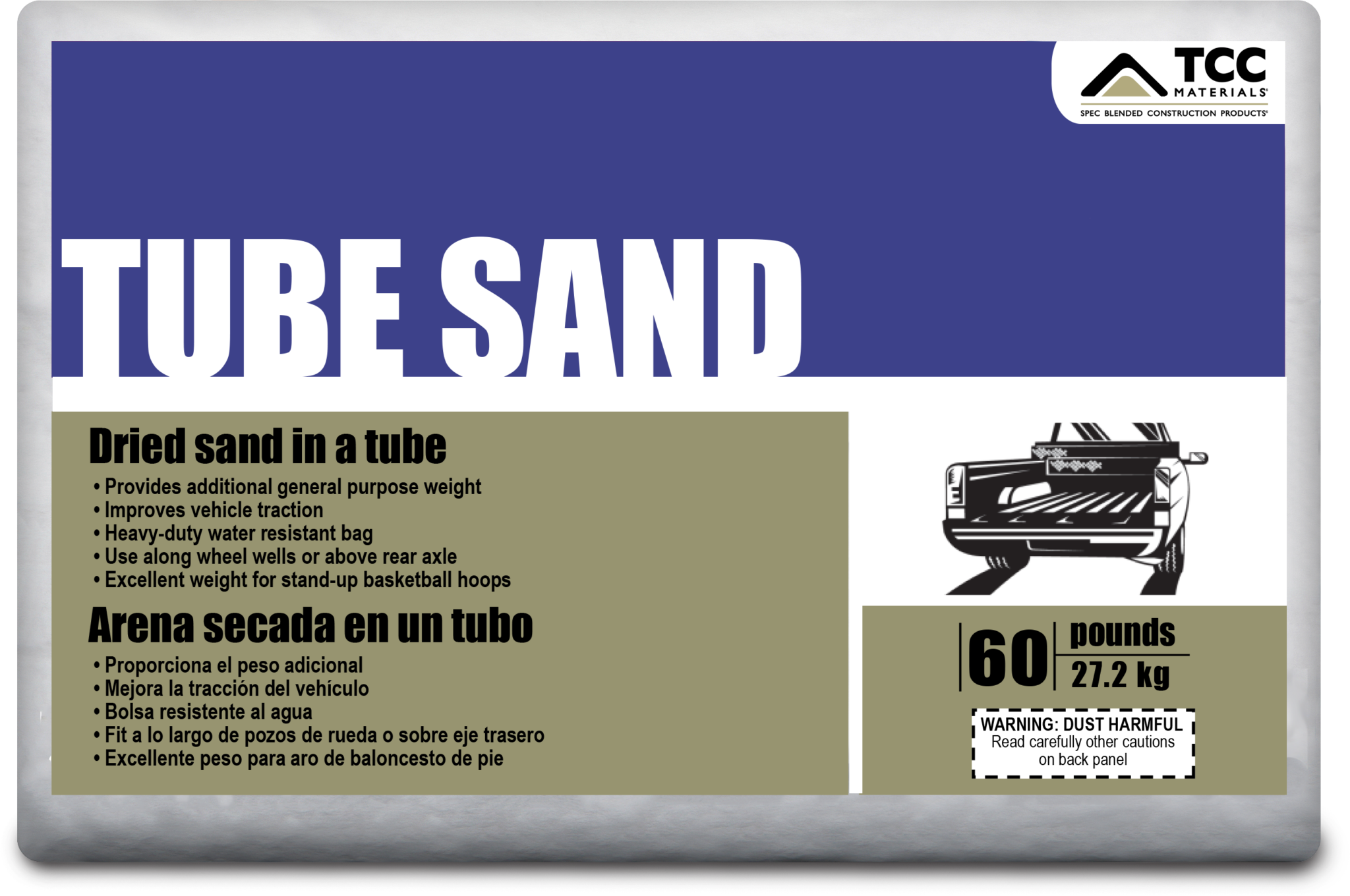 TCC Materials® Tube Sand TCC Materials