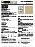 NorthRock® White Play Sand