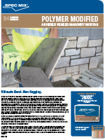 Spec Mix POLYMER MODIFIED ADHERED VENEER MORTAR (PMAVM)