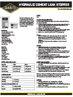Sakrete® Leak Stopper Hydraulic Cement