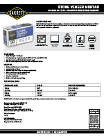 Sakrete® Stone Veneer Mortar