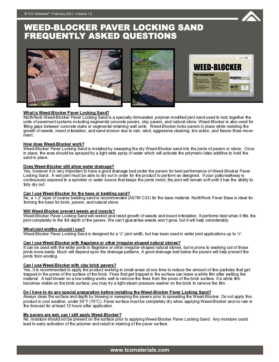 FAQ – NR Weed Blocker