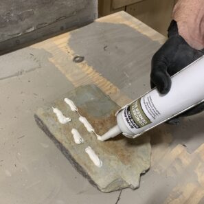 Applying Rapid Patch Rapid Loc Concrete & Veneer Bond