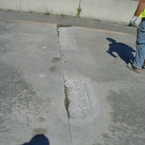 Tenon Air-Entrained Concrete Patching Mix Before