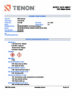 Tenon 20% Silane Sealer Safety Data Sheet