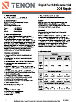 Tenon Rapid Patch Commercial DOT Repair