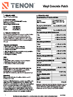 Tenon Vinyl Concrete Patch