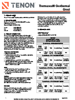 Tenon Thermaseal Geothermal Grout
