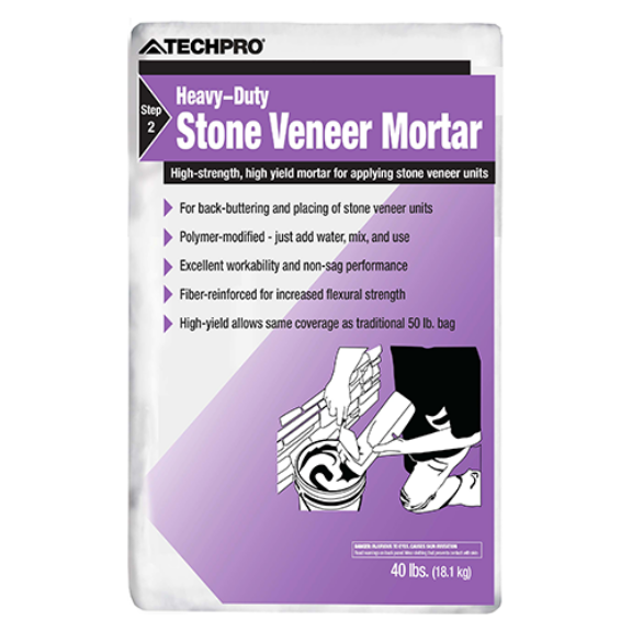 Heavy-Duty Stone Veneer Mortar
