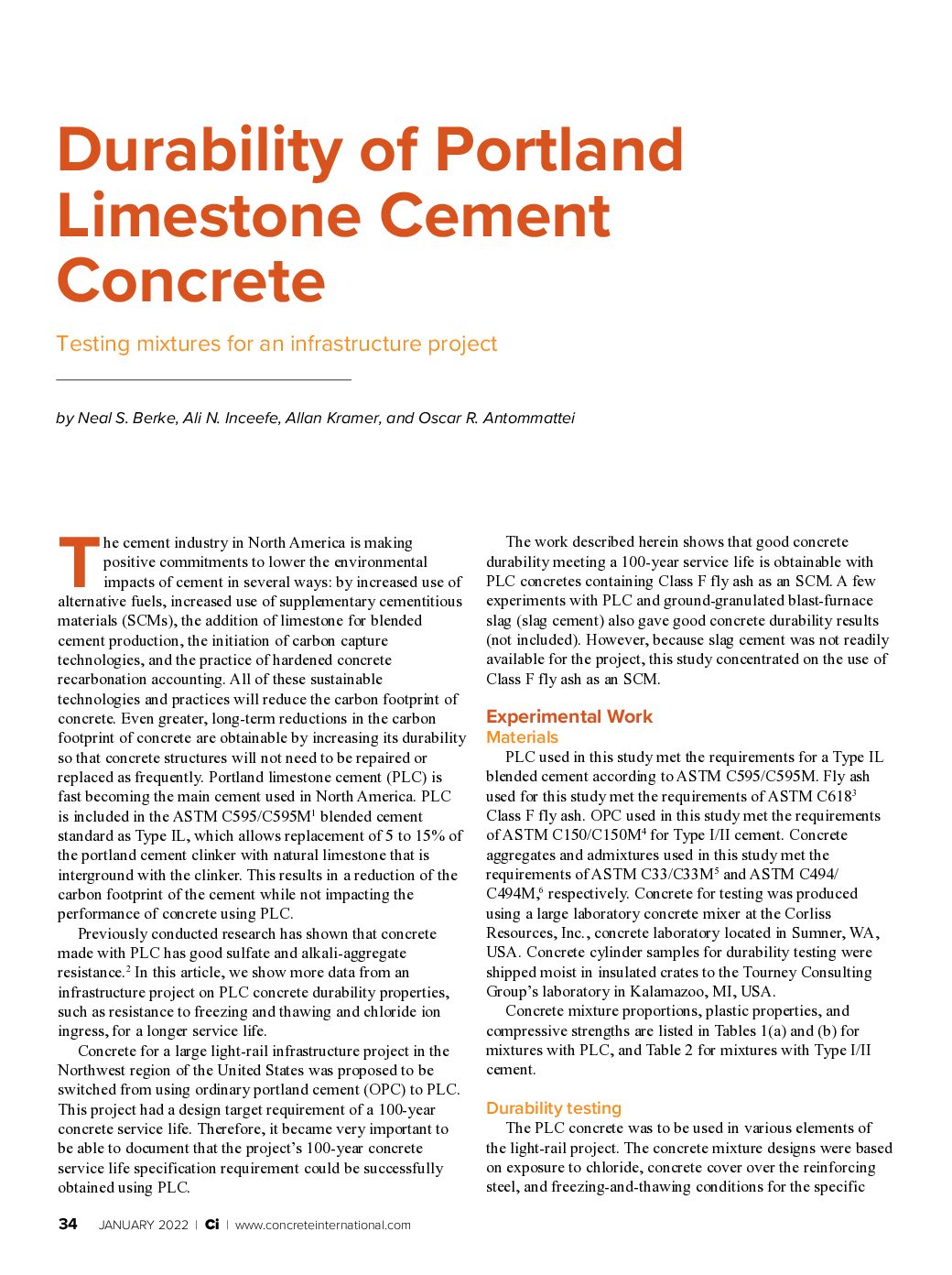 Article on Durability of PLC