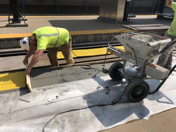 Tenon Makes Critical Repairs to Target Field Light Rail Platform