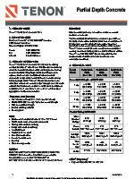 Tenon Partial Depth Concrete Patch