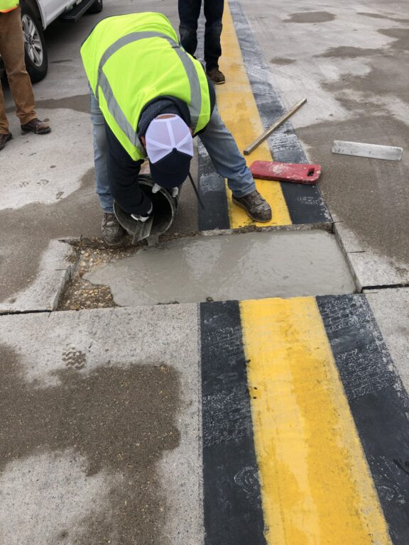 Repairing Airport Ramps at Minneapolis-St. Paul Airport Repairs with Tenon Critical Pavement Repair