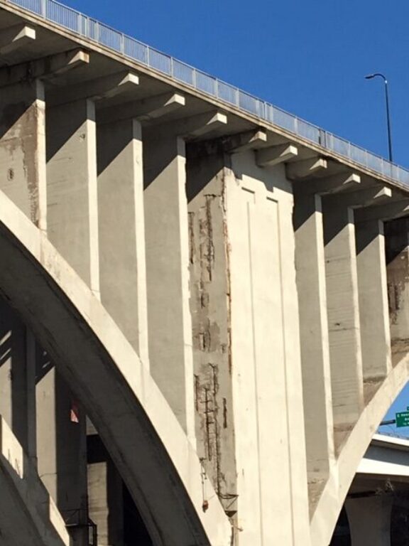 Shotcrete Used for10th Avenue Bridge Repairs