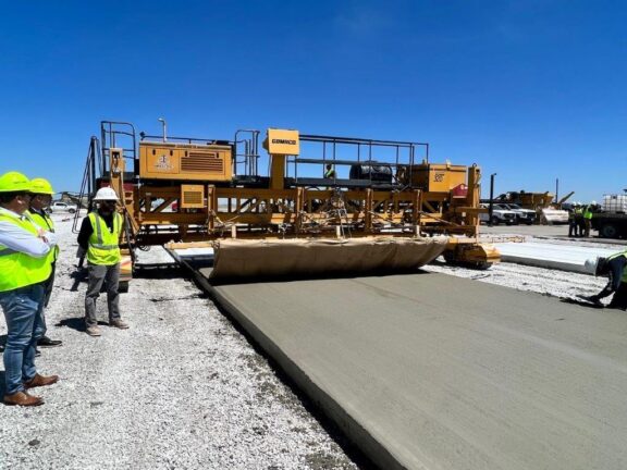 Tenon Part of Runway Restoration Project at New Century Air Center