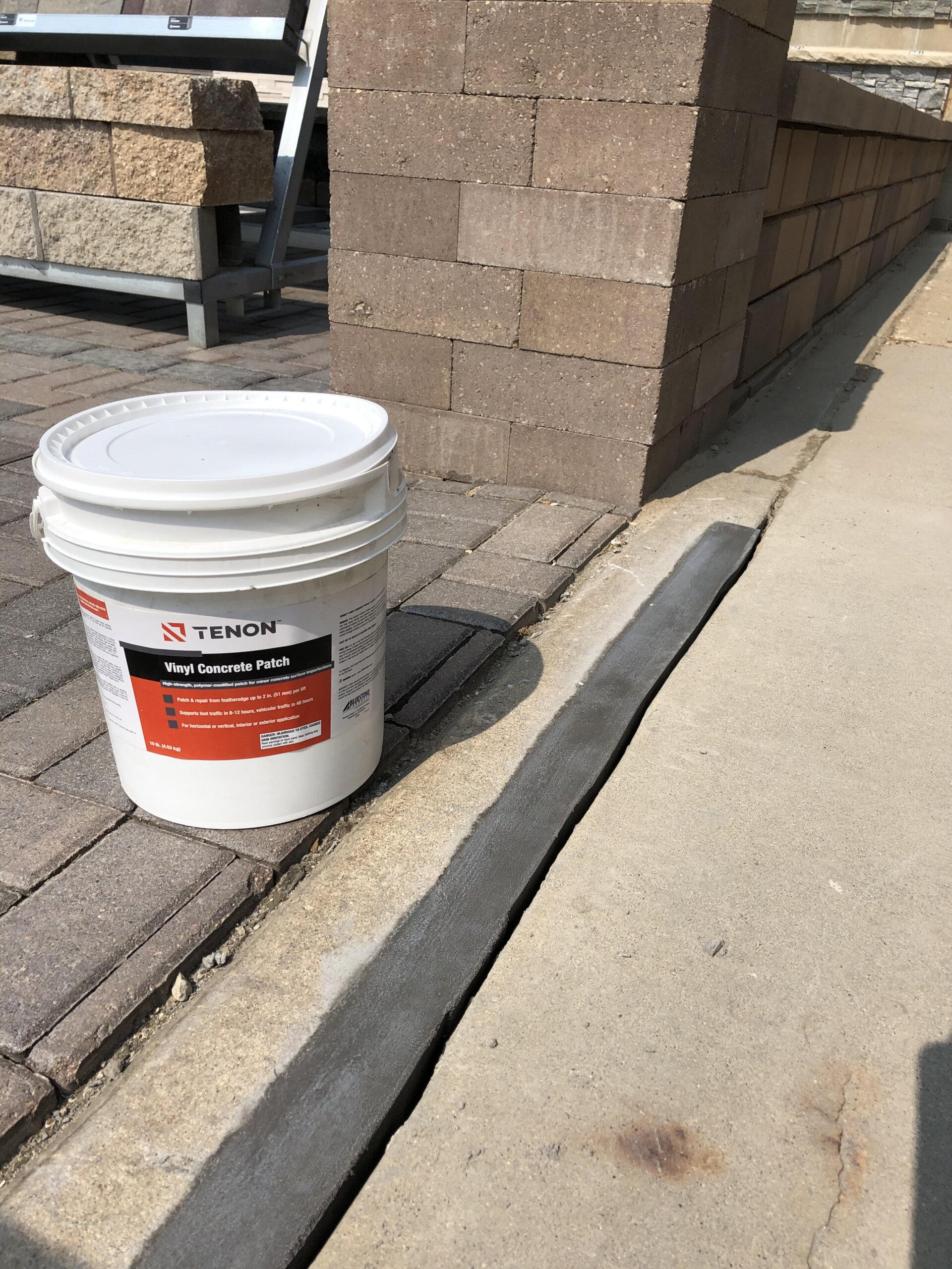 Cement patch discount
