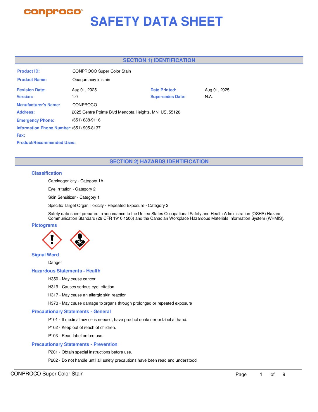 - TCC Materials