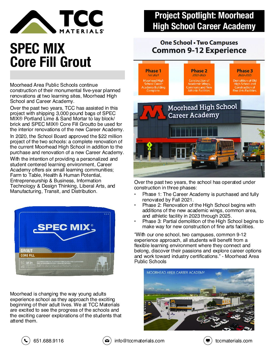 Project: Moorhead High School & Career Academy