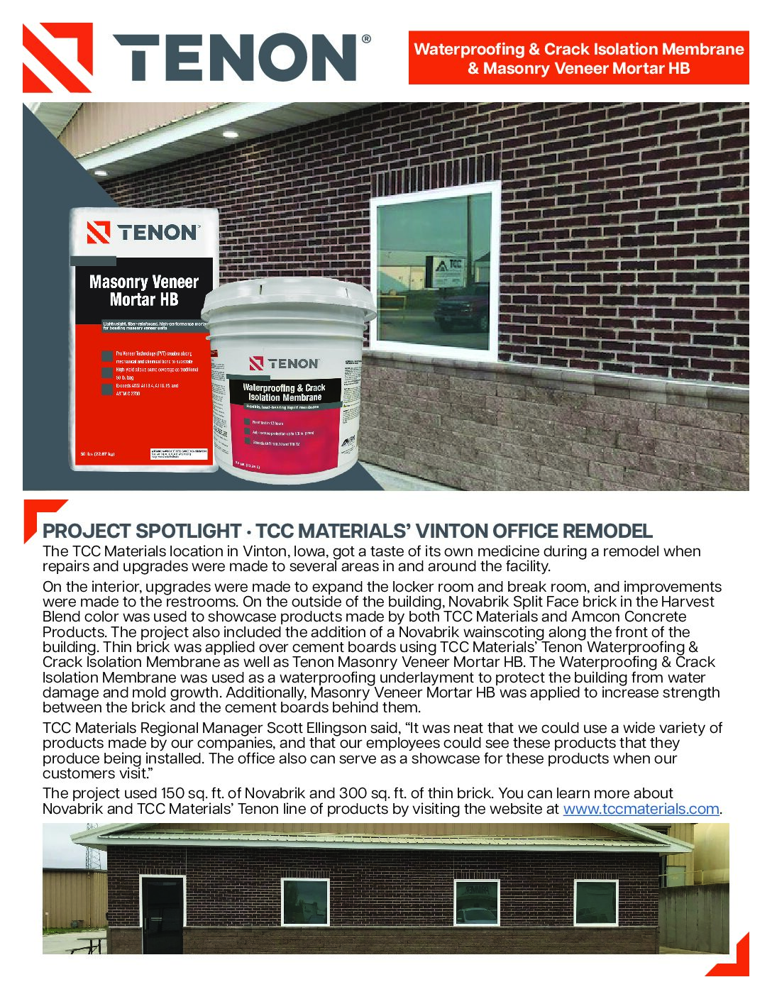 Tenon Project Profile – Vinton Office Remodel