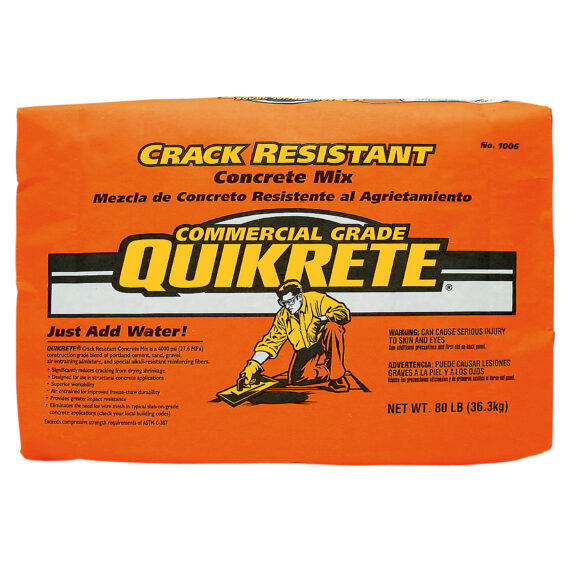 Crack-Resistant Concrete Mix
