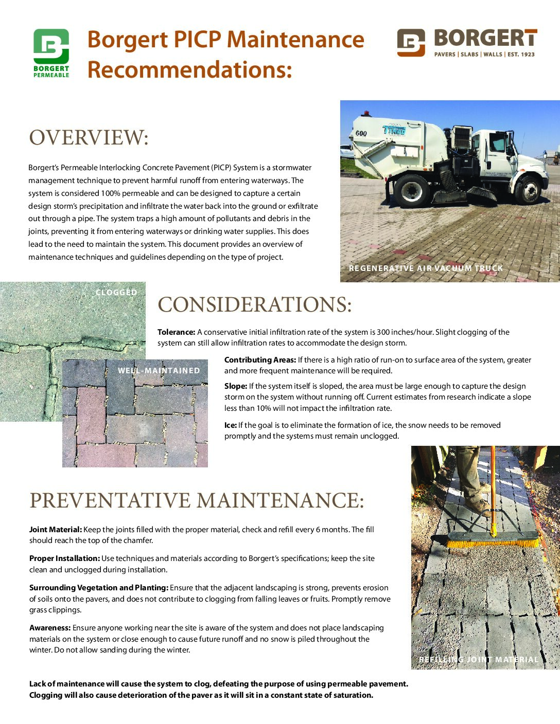 Permeable Maintenance Guide
