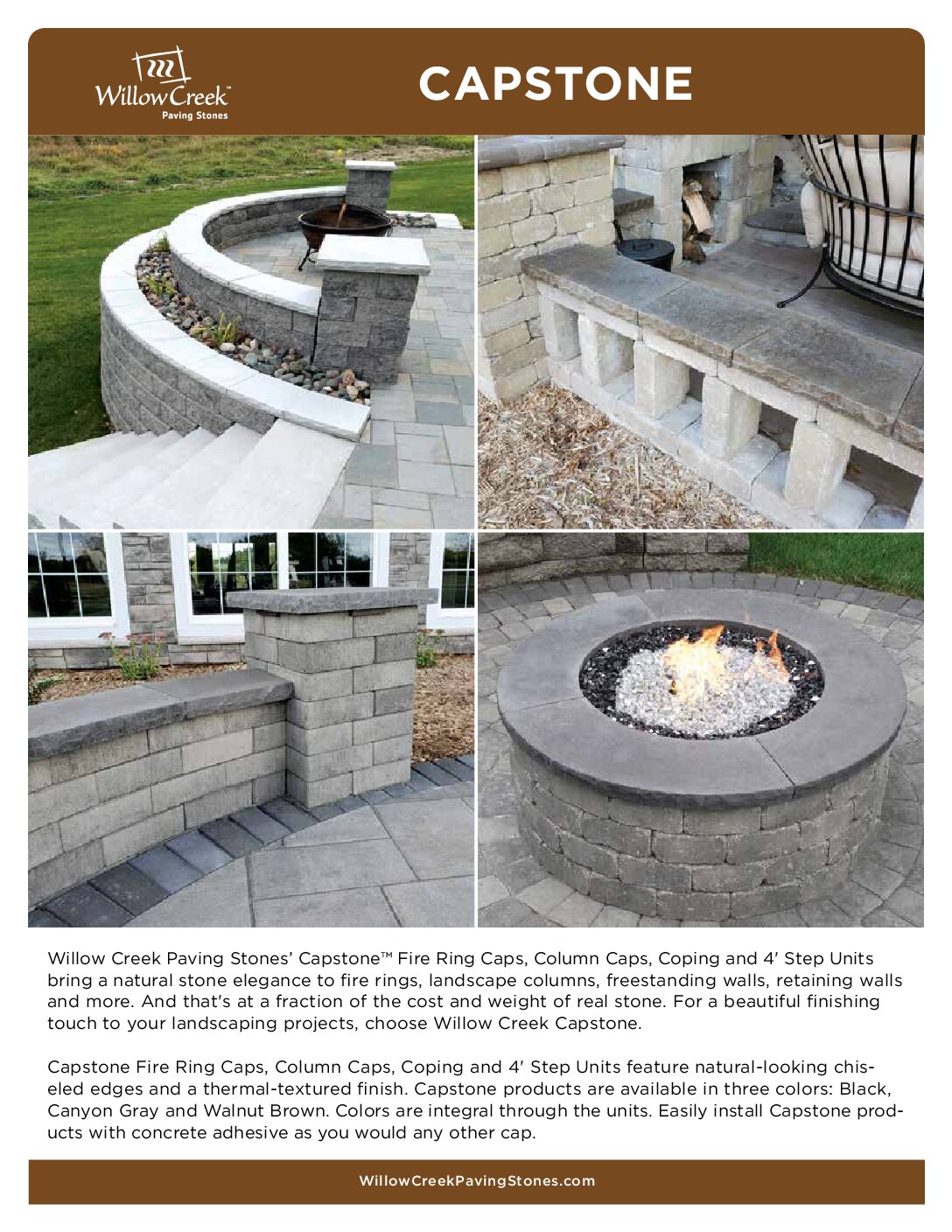 Willow Creek Capstone Sell Sheet