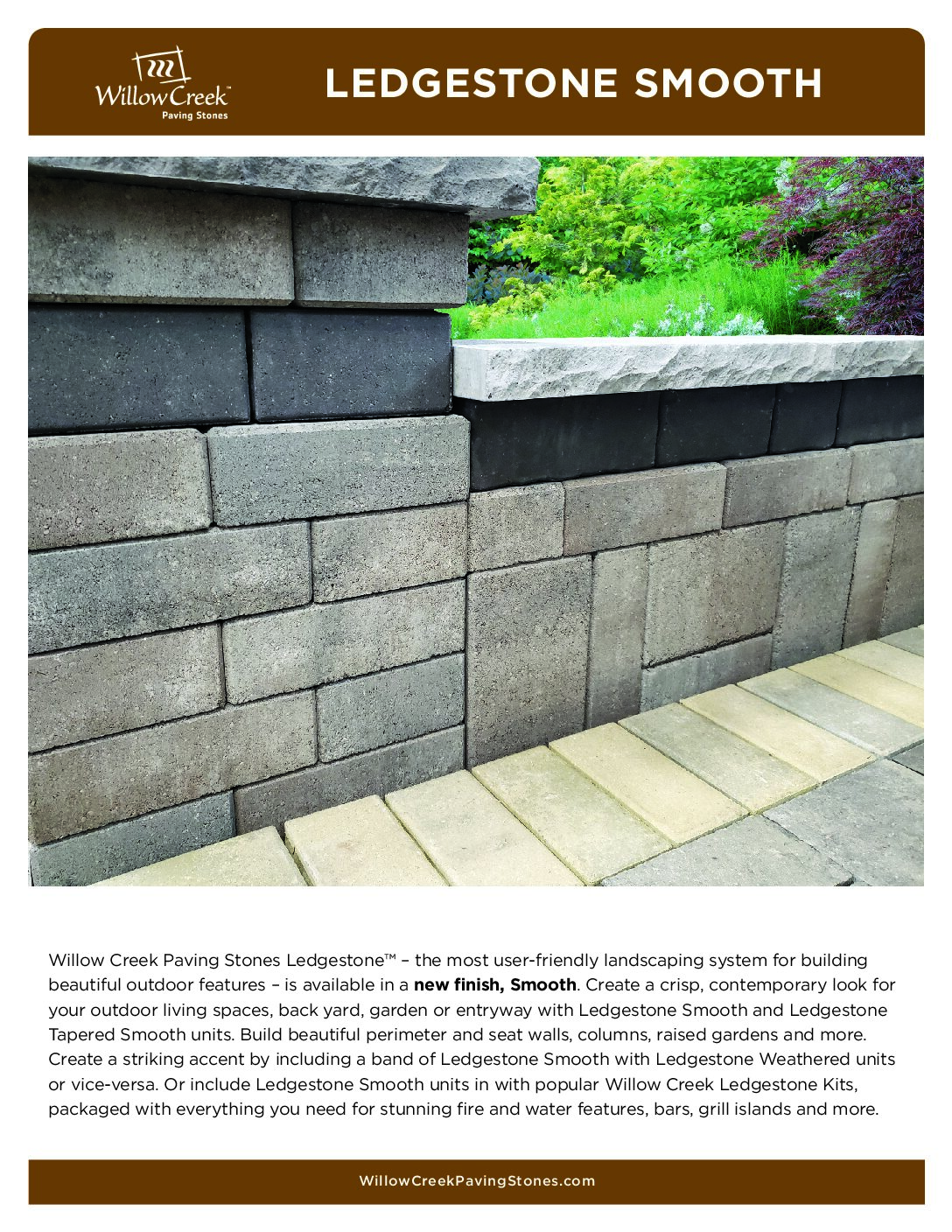 Willow Creek Ledgestone Smooth Sell Sheet