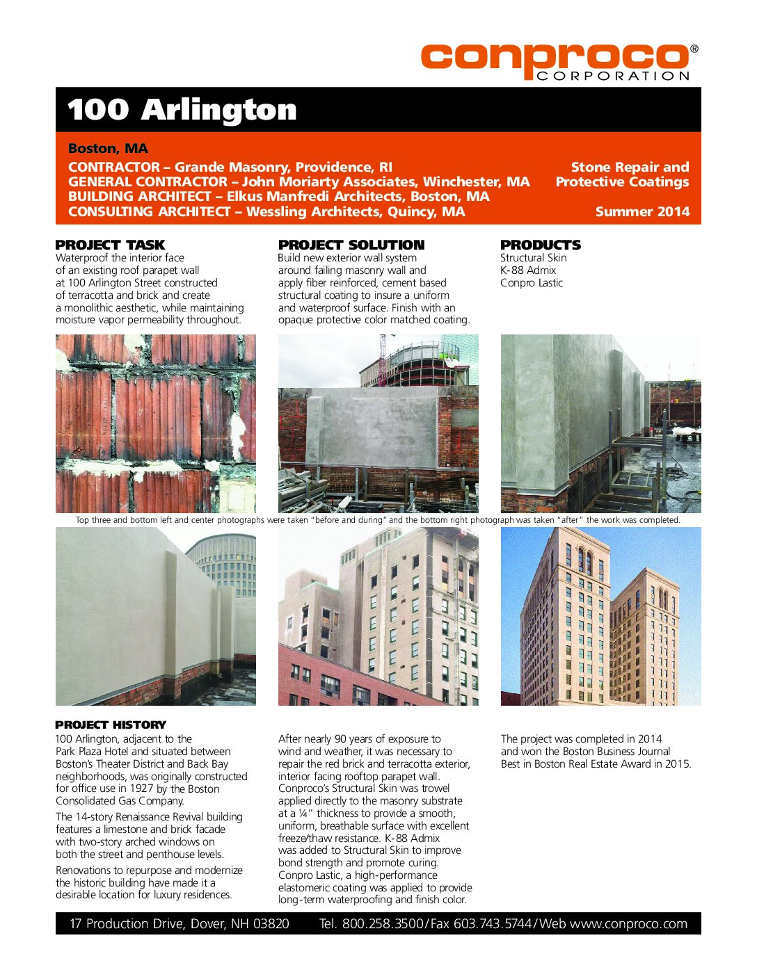 Tenon Conproco Project Profile – 100 Arlington