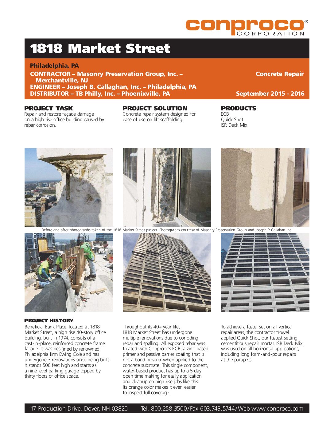 Tenon Conproco Project Profile – 1818 Market Street