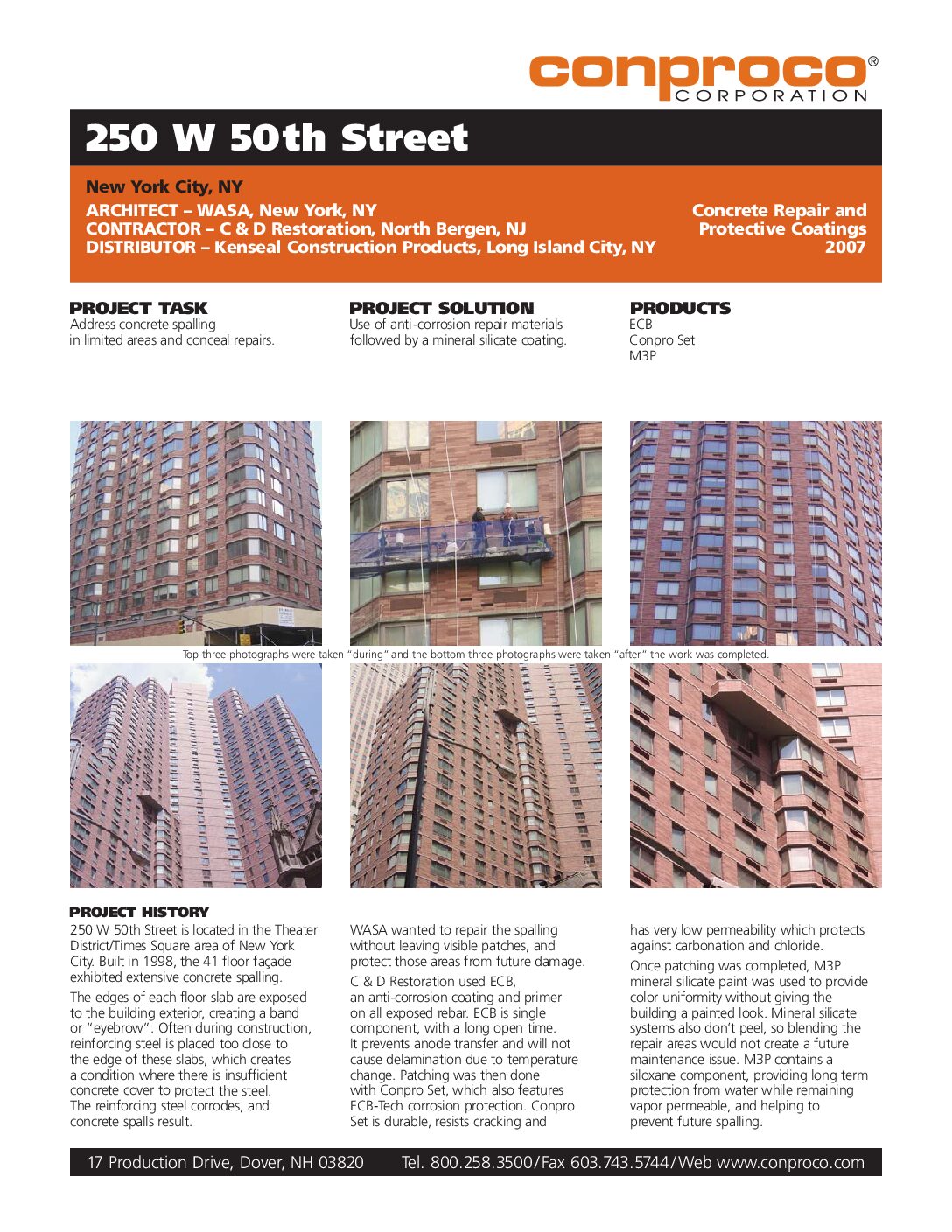 Tenon Conproco Project Profile – 250 W 50th Street