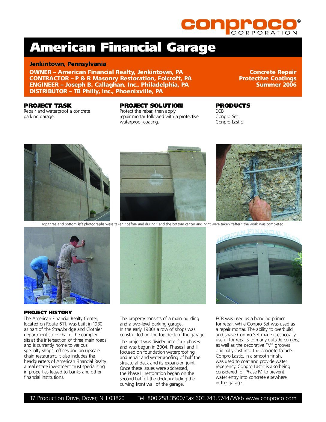 Tenon Conproco Project Profile – American Financial Garage