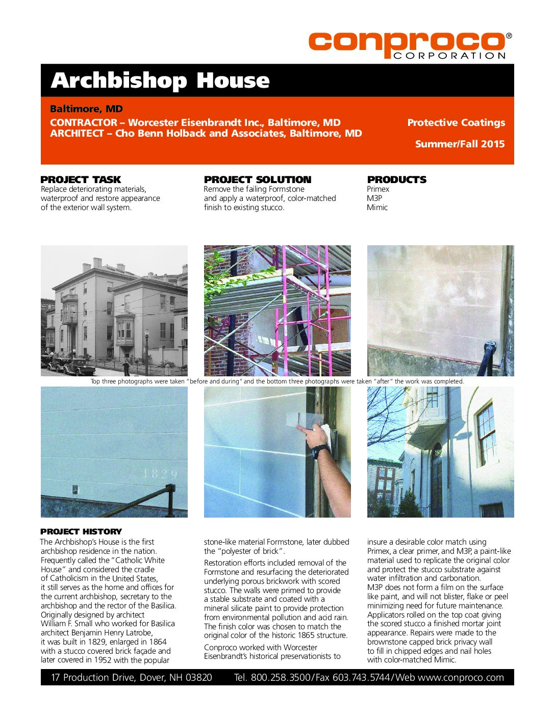 Tenon Conproco Project Profile – Archbishop House