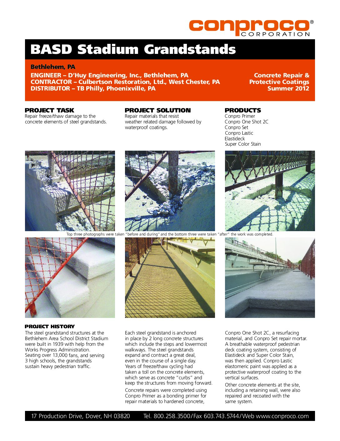 Tenon Conproco Project Profile – BASD Stadium Grandstands