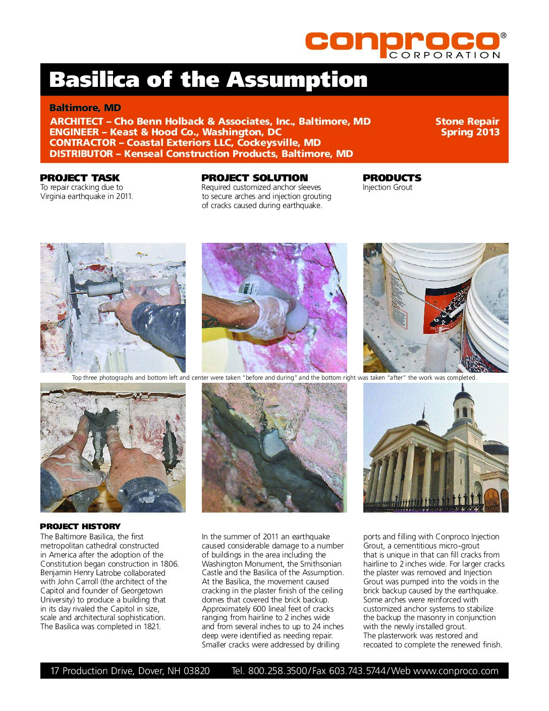 Tenon Conproco Project Profile – Basilica of the Assumption