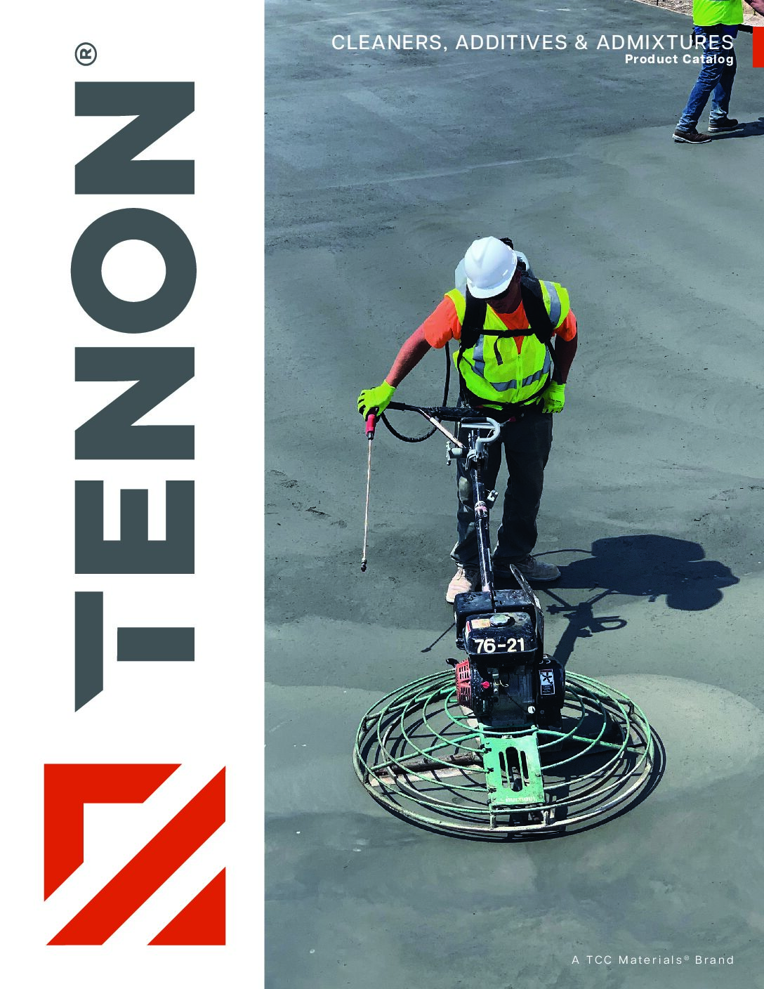 Tenon Cleaners, Additives & Admixtures Catalog