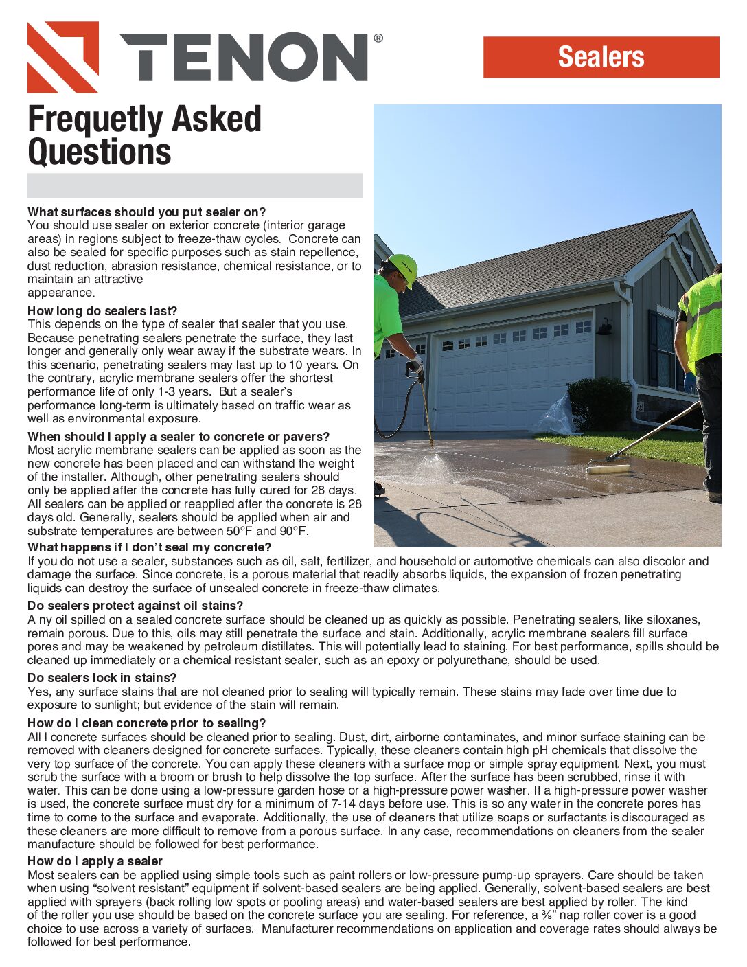 FAQ – TN Sealers